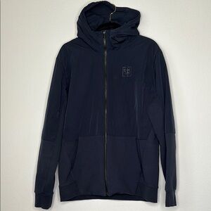 Oakley Navy Blue full zip up Hoodie SIZE L